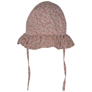 Mikk-Line - Sommerhat m. blomsterprint UV50+ - Rose